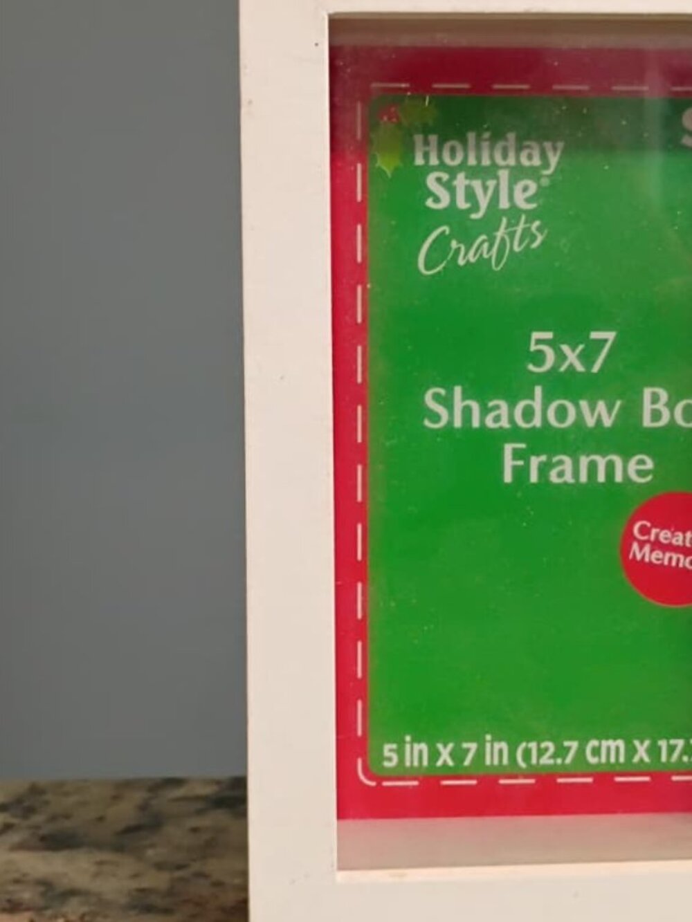 Holiday Style Crafts-5x7 Shadow Box Frame-Create & Memory-NEW-SEALED